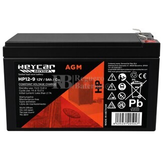 Bater�a Heycar HP12-9 | 12 Voltios 9 Amperios AGM